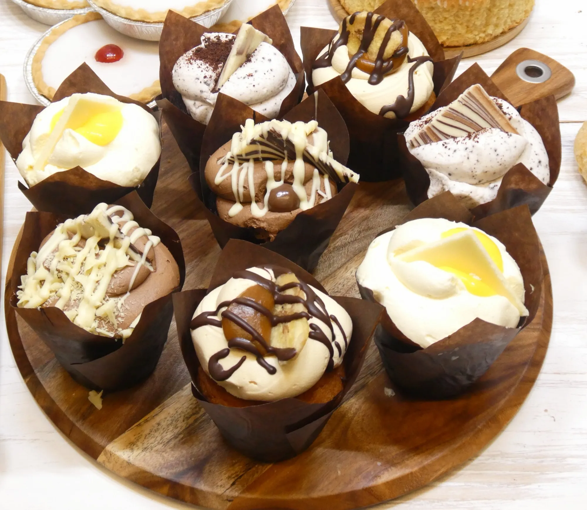 A selection of Ruby's Bakery muffins